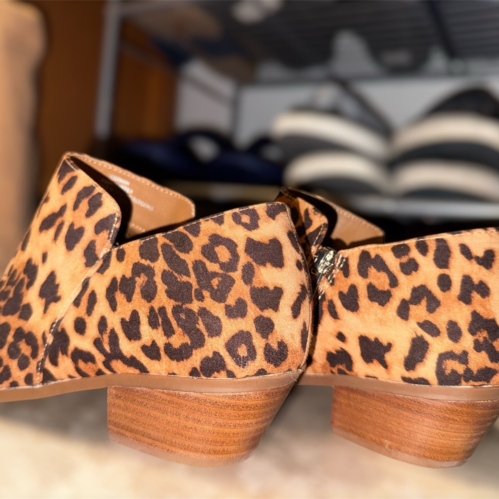 Leopard Print Ankle Boots - Picture 2 of 5